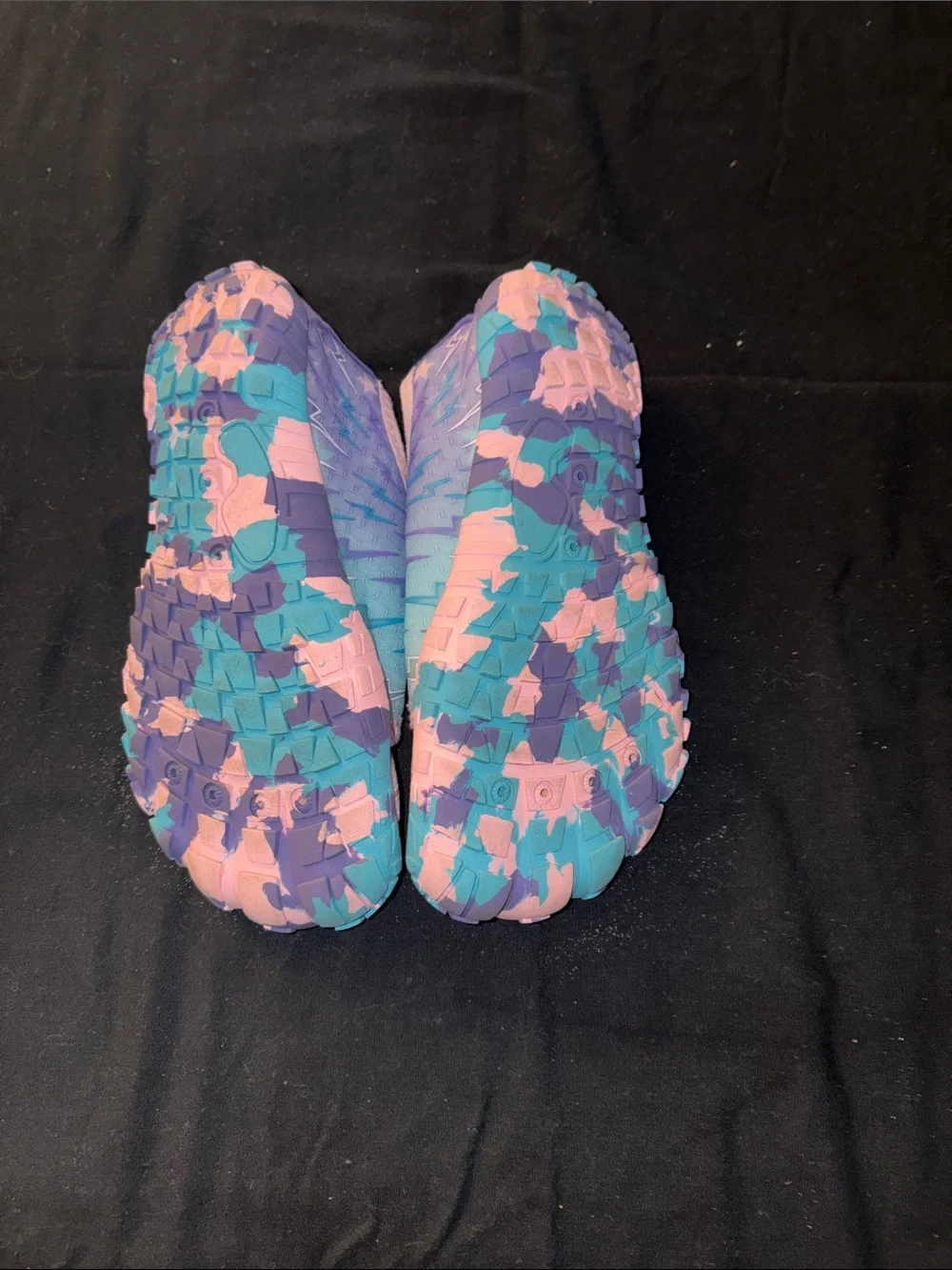 Kids Light-Up Lightning Water Shoes - Pastel Blue & Pink